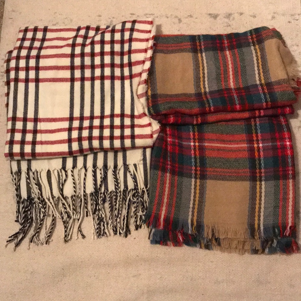BUNDLE!!! Two beautiful blanket scarves-one price!